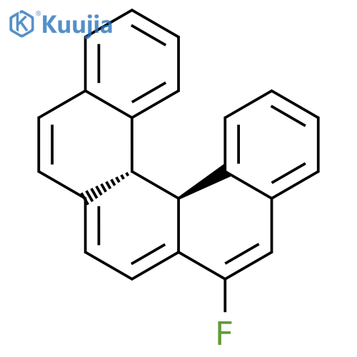 Dibenzo[c,g]phenanthrene, 2-fluoro-10b,10c-dihydro-, trans- structure