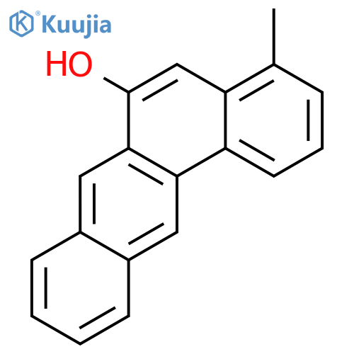 Benz[a]anthracen-6-ol, 4-methyl- structure