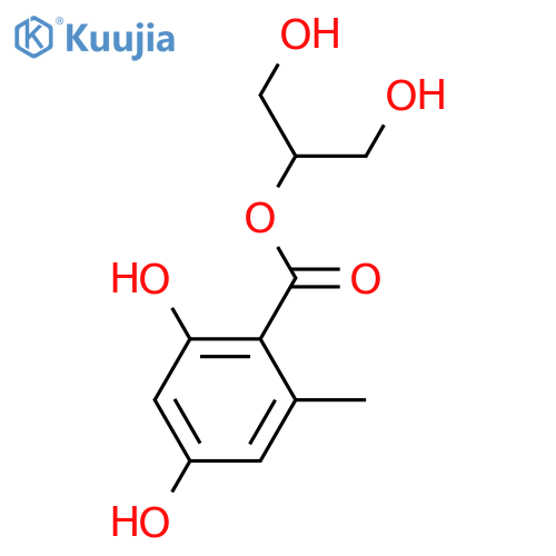 Glycerol; 2-O-(2,4-Dihydroxy-6-methylbenzoyl) structure
