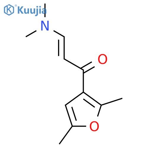3-(dimethylamino)-1-(2,5-dimethylfuran-3-yl)prop-2-en-1-one structure