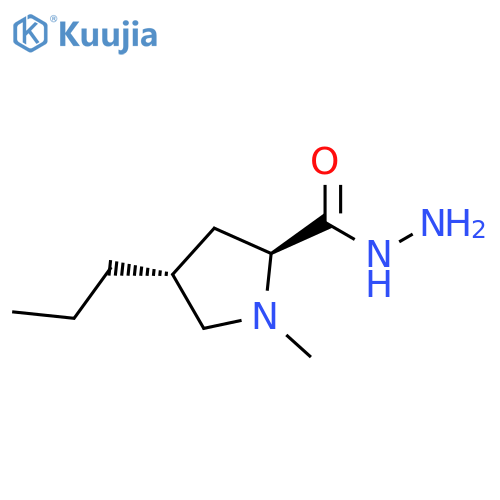 L-Proline, 1-methyl-4-propyl-, hydrazide, trans- (9CI) structure