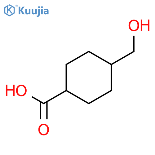 4-(Hydroxymethyl)cyclohexanecarboxylic Acid structure