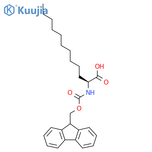 (2S)-2-{[(9H-Fluoren-9-ylmethoxy)carbonyl]amino}dodecanoic acid structure