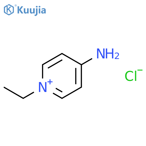 Pyridinium, 4-amino-1-ethyl-, chloride structure