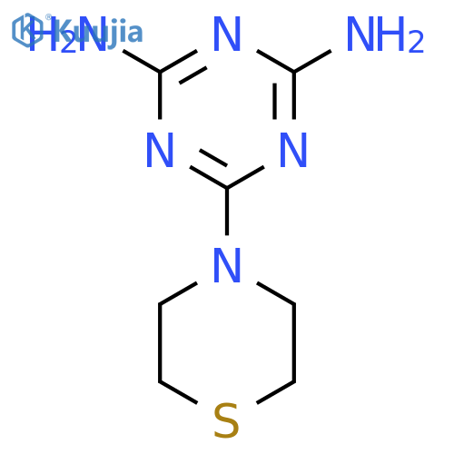 1,3,5-TRIAZINE-2,4-DIAMINE, 6-(4-THIOMORPHOLINYL)- structure