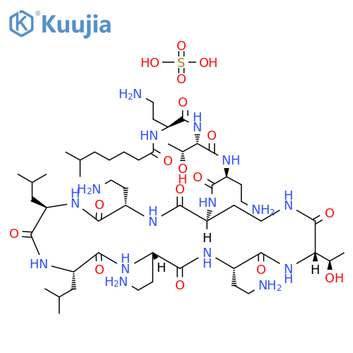 Colistin B Sulfate Salt (~90%) structure