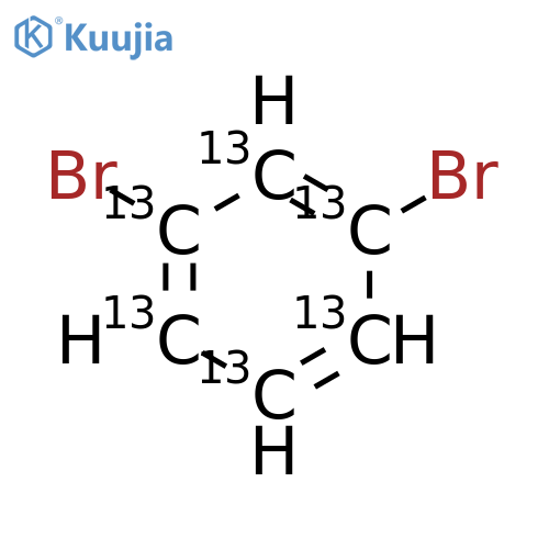 1,3-Dibromo(1,2,3,4,5,6-13C6)benzene structure