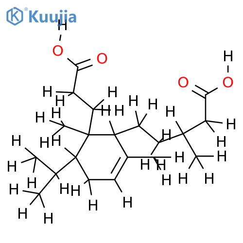 (ent-13xi)-3,4-Seco-7-labdene-3,15-dioic acid structure