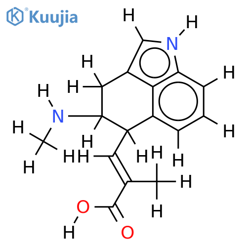 Chanoclavin I-saeure structure