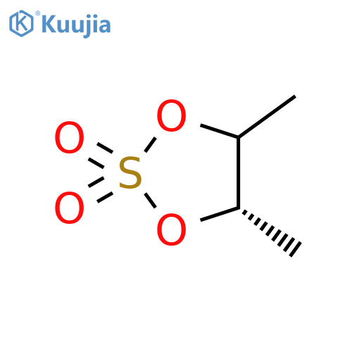 1,3,2-Dioxathiolane, 4,5-dimethyl-, 2,2-dioxide, (4S,5S)- structure