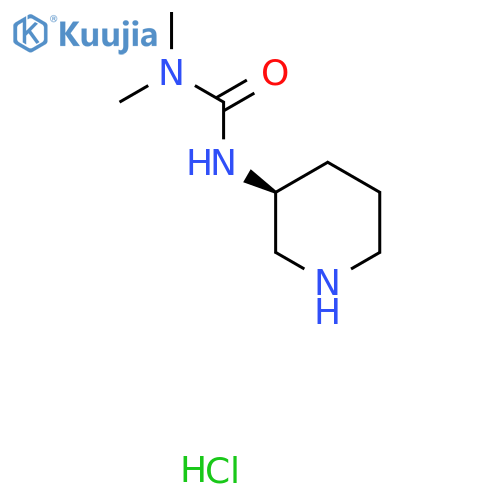 (S)-3,3-Dimethyl-1-(piperidin-3-yl)ureahydrochloride structure