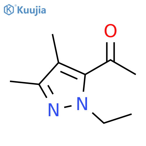 1-ethyl-3,4-diMethyl-5-ACETYL-1H-pyrazole structure