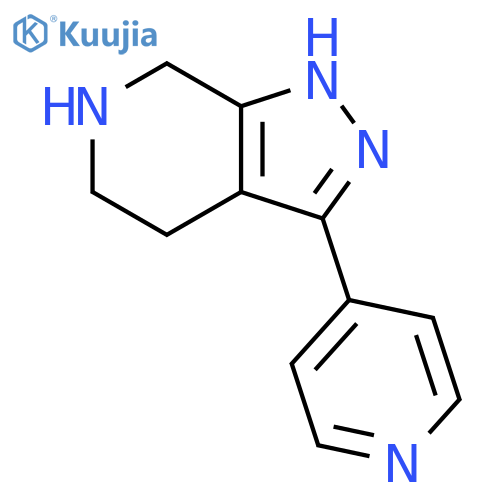 3-(pyridin-4-yl)-4,5,6,7-tetrahydro-1H-pyrazolo[3,4-c]pyridine structure