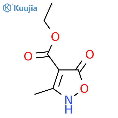 Ethyl 5-hydroxy-3-methylisoxazole-4-carboxylate structure