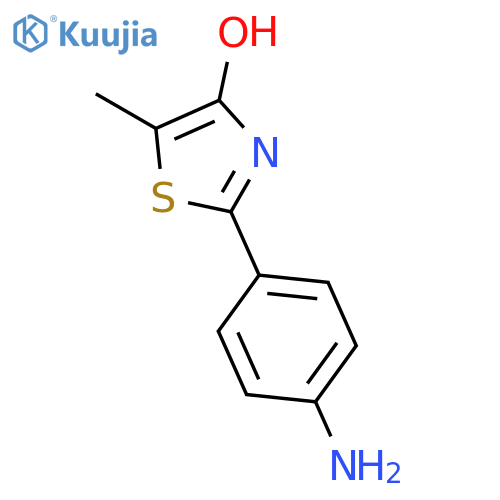 4-Thiazolol, 2-(4-aminophenyl)-5-methyl- structure