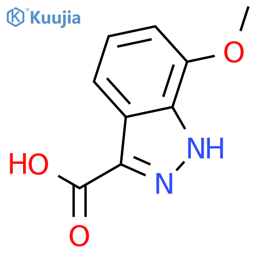 7-Methoxy-1H-indazole-3-carboxylic acid structure