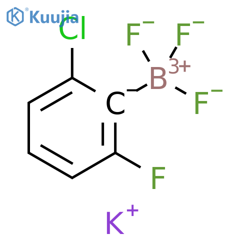 potassium (2-chloro-6-fluorophenyl)trifluoroboranuide structure