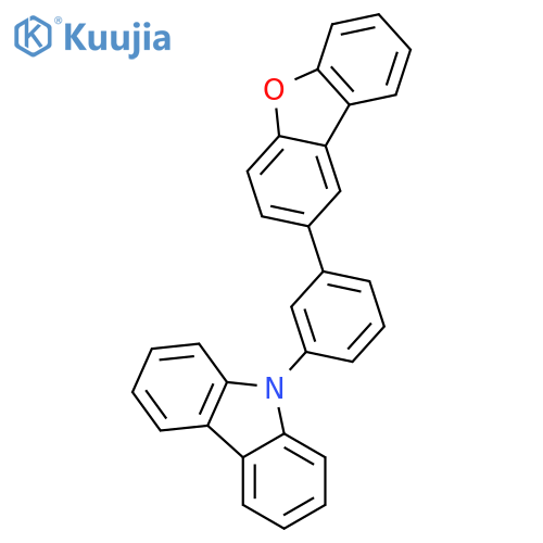 9-3-(Dibenzofuran-2-yl)phenyl-9H-carbazole structure