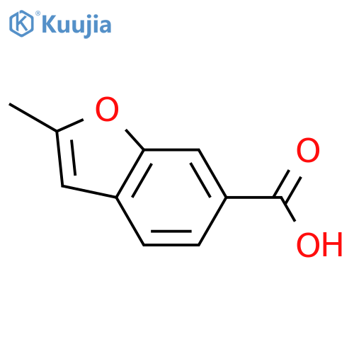 2-methyl-1-benzofuran-6-carboxylic acid structure