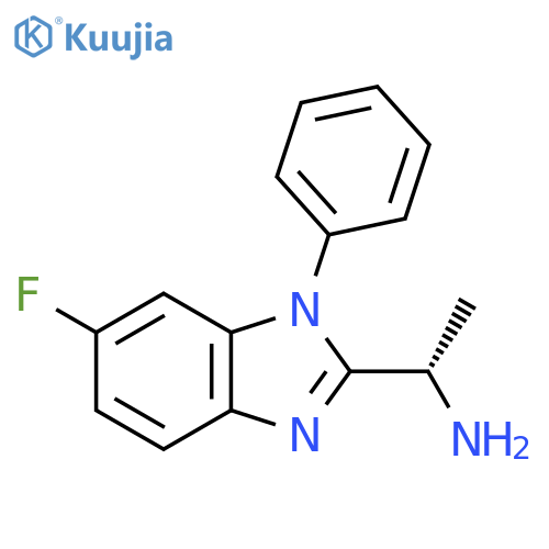 (S)-1-(6-Fluoro-1-phenyl-1H-benzo[D]imidazol-2-YL)ethanamine structure