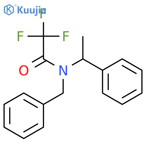 Acetamide, 2,2,2-trifluoro-N-[(1S)-1-phenylethyl]-N-(phenylmethyl)- structure
