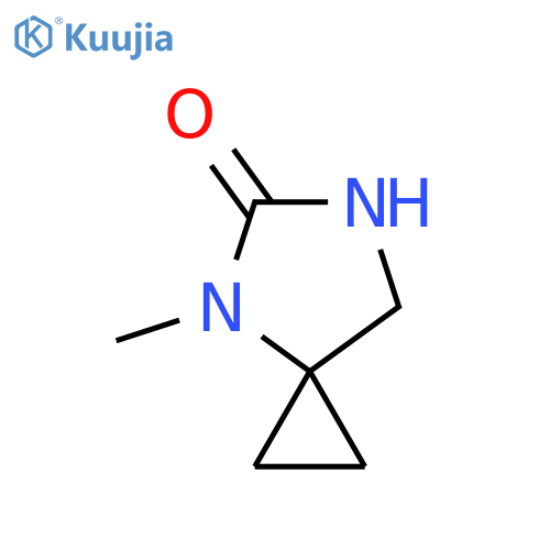 4,6-Diazaspiro[2.4]heptan-5-one,4-methyl- structure