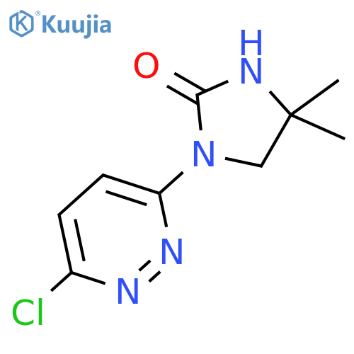 1-(6-chloro-3-pyridazinyl)-4,4-dimethyl-2-Imidazolidinone structure