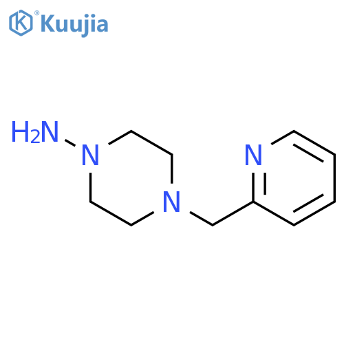 4-(Pyridin-2-ylmethyl)piperazin-1-amine dihydrochloride structure