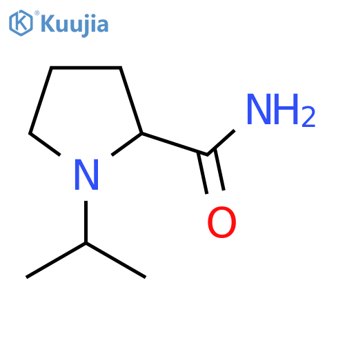 1-Isopropylprolinamide structure