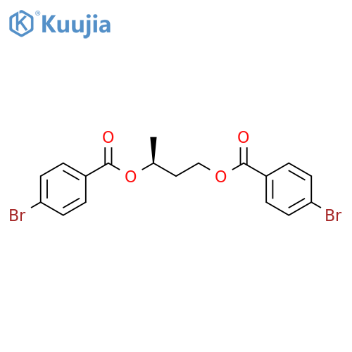 Benzoic acid, 4-bromo-, 1-methyl-1,3-propanediyl ester, (S)- (9CI) structure
