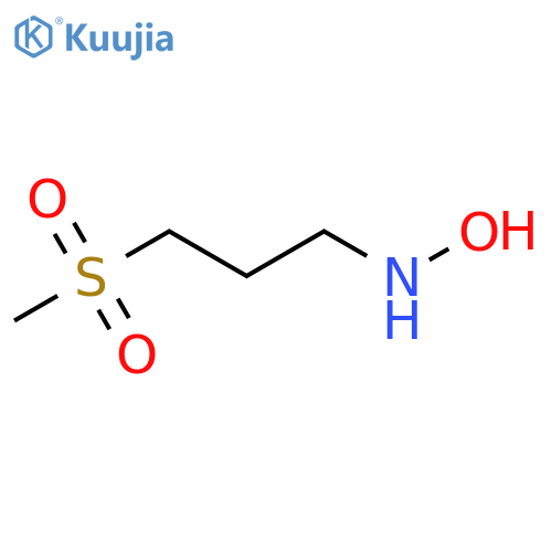 N-(3-methanesulfonylpropyl)hydroxylamine structure
