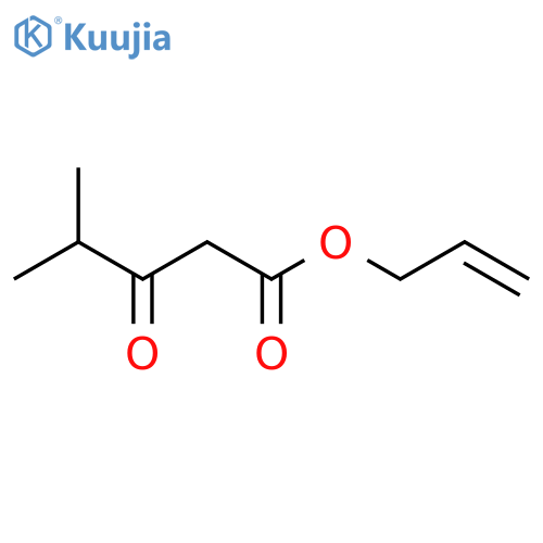 Pentanoic acid, 4-methyl-3-oxo-, 2-propenyl ester structure