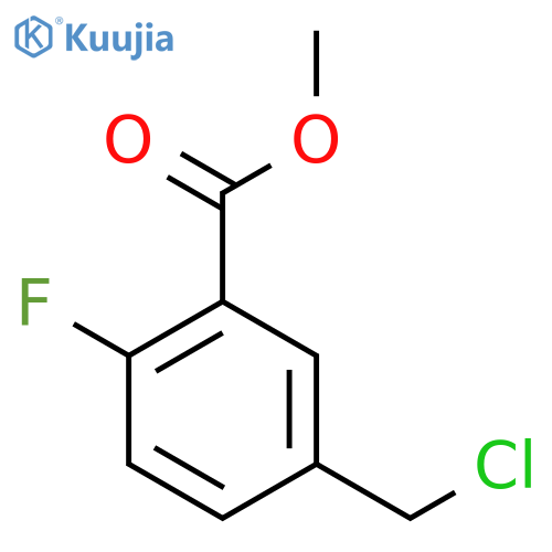 Methyl 5-(chloromethyl)-2-fluorobenzoate structure