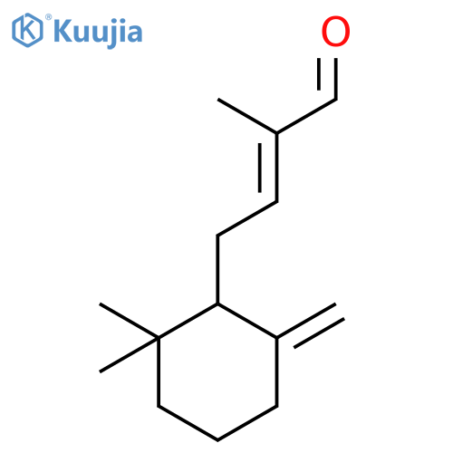 2-Butenal, 4-(2,2-dimethyl-6-methylenecyclohexyl)-2-methyl- structure