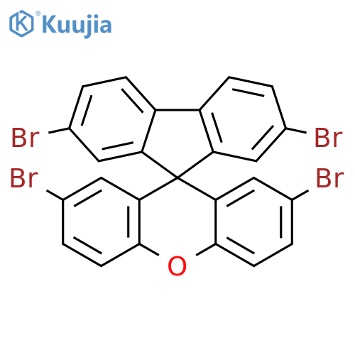Spiro[9H-fluorene-9,9'-[9H]xanthene], 2,2',7,7'-tetrabromo- structure