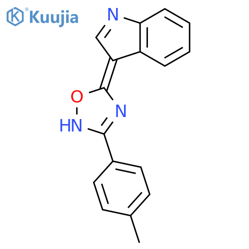 3-3-(4-Methylphenyl)-1,2,4-oxadiazol-5-yl-1H-indole structure