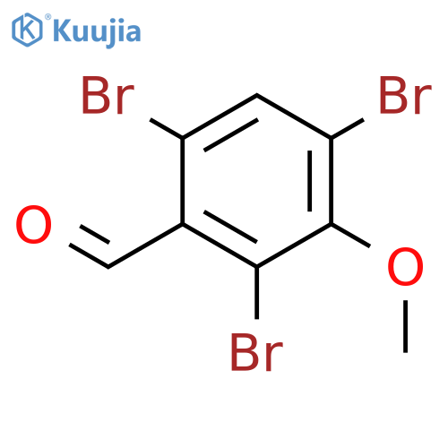 Benzaldehyde, 2,4,6-tribromo-3-methoxy- structure