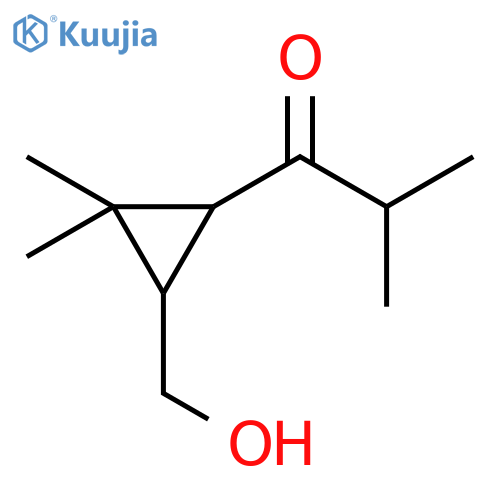 1-(3-Hydroxymethyl-2,2-dimethylcyclopropyl)-2-methyl-1-propanone structure