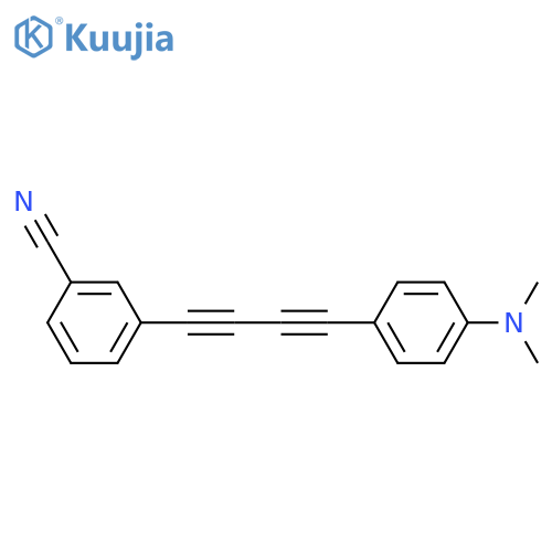 Benzonitrile, 3-[4-[4-(dimethylamino)phenyl]-1,3-butadiyn-1-yl]- structure