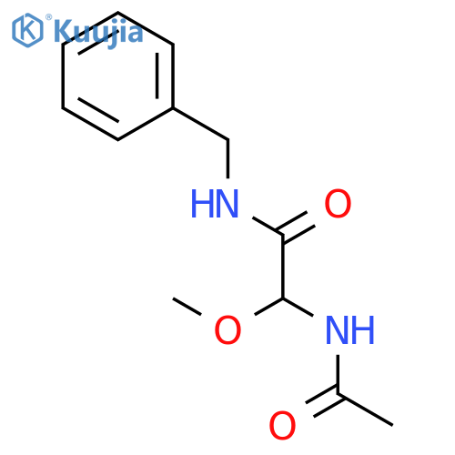 Acetamide, 2-(acetylamino)-2-methoxy-N-(phenylmethyl)-, (±)- structure