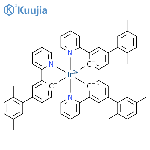 fac -Tris(2-(3-p -xylyl)phenyl)pyridine iridium(III) structure