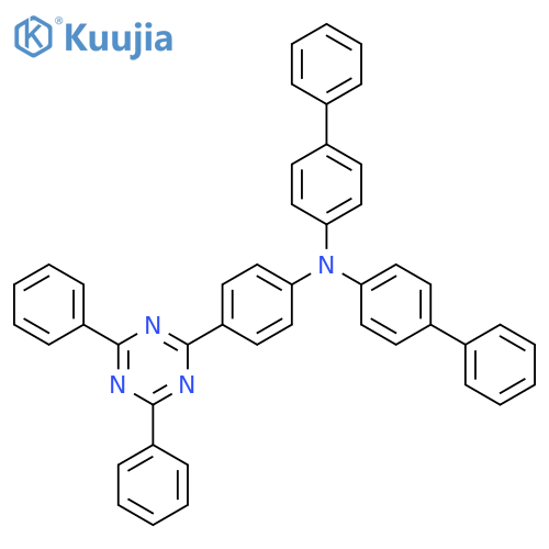 [1,1'-Biphenyl]-4-amine, N-[1,1'-biphenyl]-4-yl-N-[4-(4,6-diphenyl-1,3,5-triazin-2-yl)phenyl]- structure