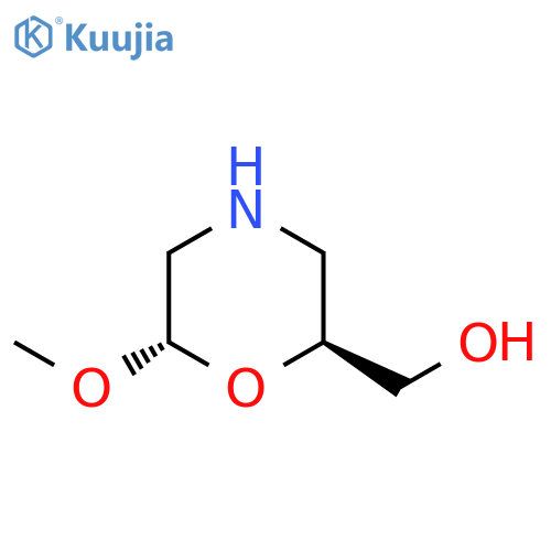 2-Morpholinemethanol,6-methoxy-,(2S,6S)- structure