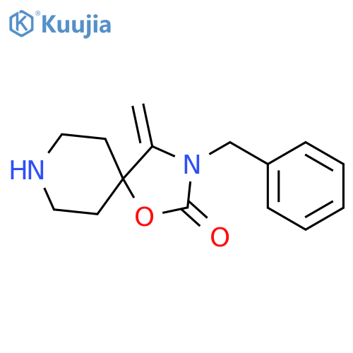 1-Oxa-3,8-diazaspiro[4.5]decan-2-one, 4-methylene-3-(phenylmethyl)- structure