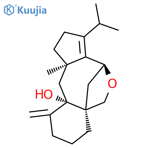 6H-4,6a-Methanobenzo[c]cyclopent[f]oxocin-10a(1H)-ol, 2,4,7,8,9,10,11,11a-octahydro-11a-methyl-10-methylene-3-(1-methylethyl)-, (4R,6aR,10aR,11aS)-rel-(-)- structure