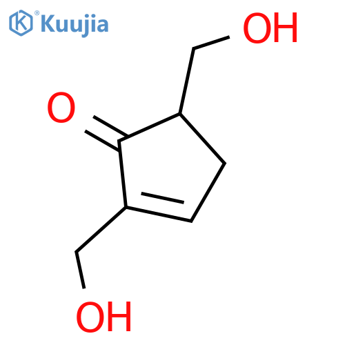 2-Cyclopenten-1-one, 2,5-bis(hydroxymethyl)- (9CI) structure