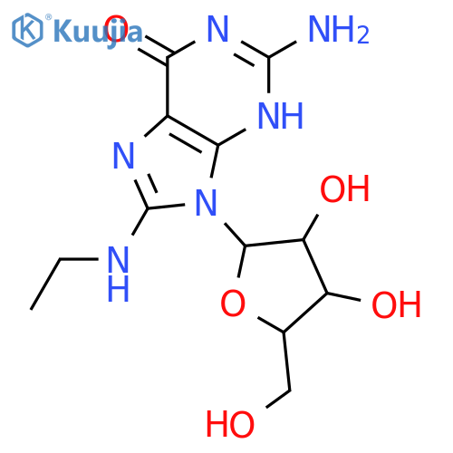 Inosine,2-amino-8-(ethylamino)- (8CI) structure