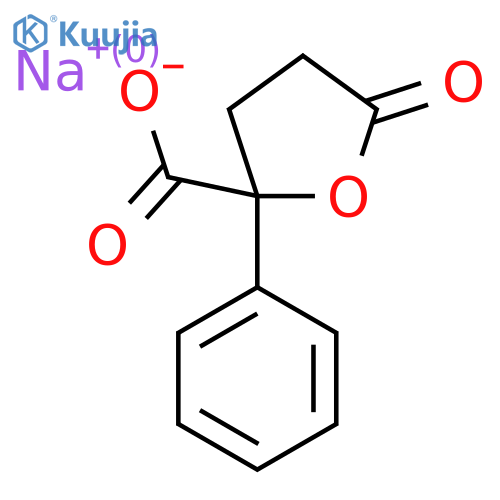 5-Oxo-2-phenyltetrahydro-2-furoic acid sodium salt structure