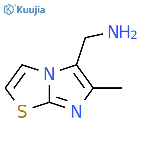 [(6-METHYLIMIDAZO[2,1-B][1,3]THIAZOL-5-YL)METHYL]AMINE structure