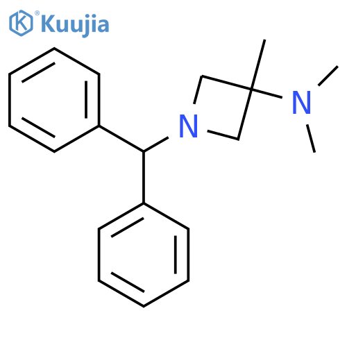1-Benzhydryl-N,N,3-trimethylazetidin-3-amine structure